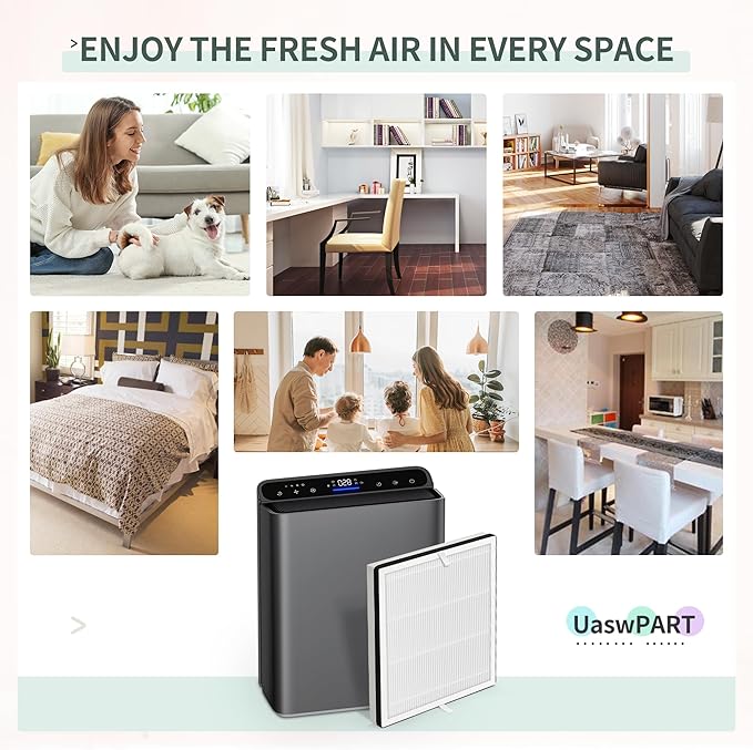 Europa Air Filter Compatible with Afloia Europa Air Puri-fier, 3-in-1 H13 True HEPA Filter Suitable for Europa Air Puri-fier Filter Replacement, 1-Pack for B0CLRSB5J7 B0CHW3V387