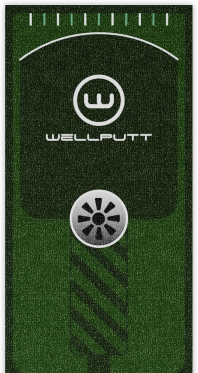 WELLPUTT - Golf Putting Training Mat - 8ft Essential