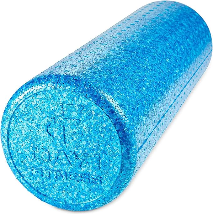 High-Density Round Foam Rollers - 4 Size and 8 Color Options - Massage Rollers for Stretching, Deep Tissue and Myofascial Release-FlexoryFit