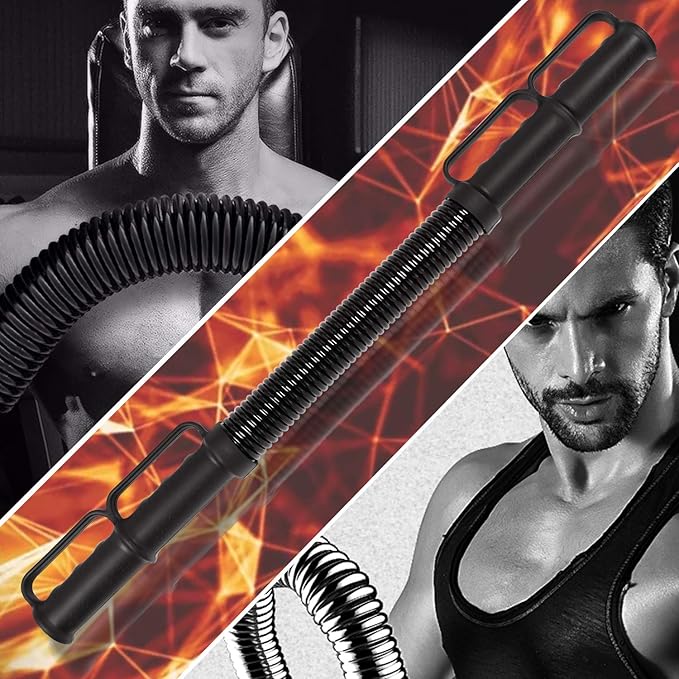 INNOLIFE Power Twister Bar, Adjustable Chest Expander, Upper Body Exercise Equipment for Chest Workout, Shoulder, Forearm, Bicep and Arm Strengthening Workout Equipment-FlexoryFit