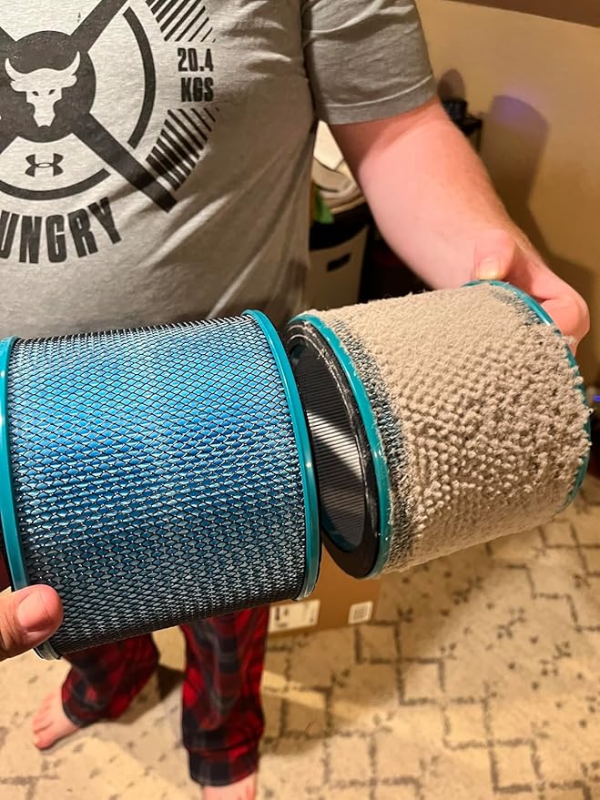 U ULTTY True HEPA Replacement Filters for R022 (SKJ-CR022D, R022D) Bladeless Tower Fan and Air Cleaner Purifier in one, Part # CR022D 1Pack