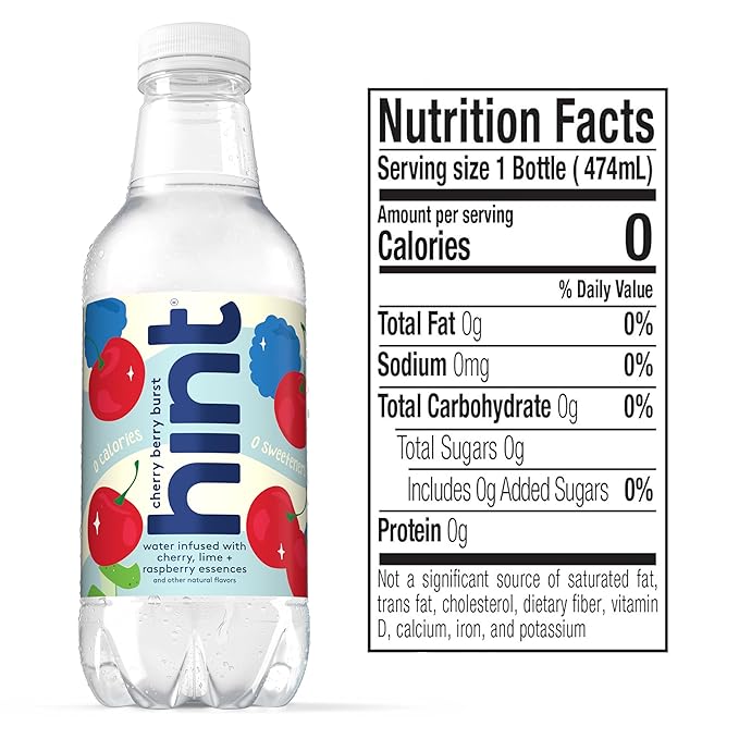 Hint Fruit-Infused Bottled Water, Summer Classics Variety Pack - Sugar Free Flavored Water with Zero Calories, Natural Fruit Essences, and No Artificial Sweeteners - 16 Fl Oz (Pack of 12)-FlexoryFit