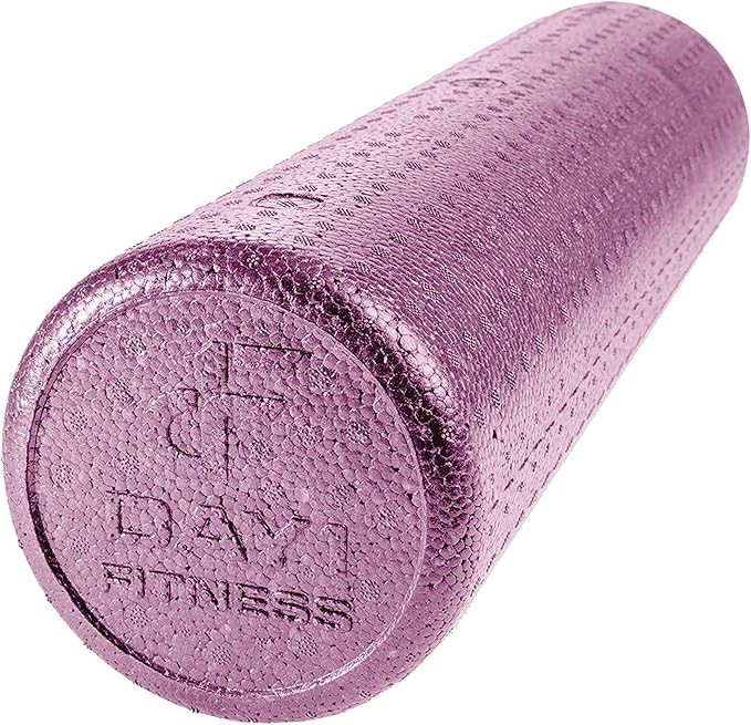 High-Density Round Foam Rollers - 4 Size and 8 Color Options - Massage Rollers for Stretching, Deep Tissue and Myofascial Release-FlexoryFit