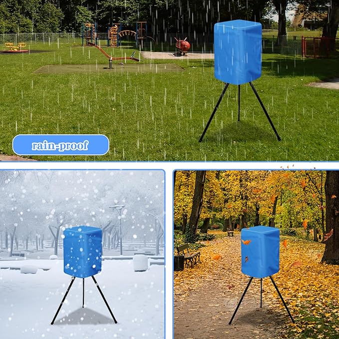 Pitching Machines Cover - Waterproof 600D Oxford Fabric, Dustproof, Resistant, Sunproof Hack Attack Pitching Machine Cover for Baseball/Softball All-Weather Protection