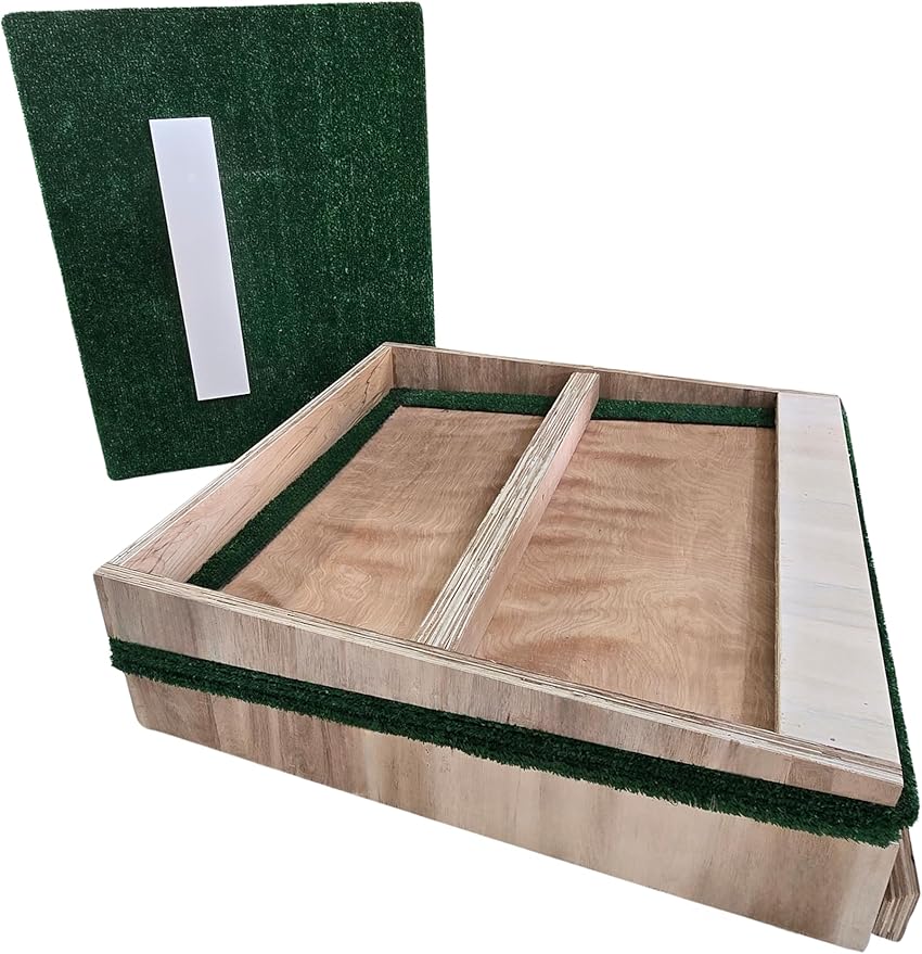 Titan Professional Mounds 6 Inch Portable Youth Baseball Pitching Mound w/Adjustable Base for Ages 13 and Under