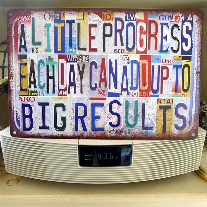 Vintage Gym Room Wall Decor Metal Sign Tin Signs Poster - Welcome To The Gym Room No Excuses Just Results-FlexoryFit
