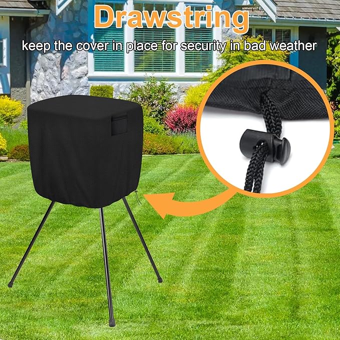 Pitching Machines Cover, Heavy Duty 600D Durable Waterproof Dustproof Covers, Universal Fit for Most Softball/Baseball Machines, All-Weather Indoor/Outdoor Protection( 31 x 29 x 34",Cover Only)