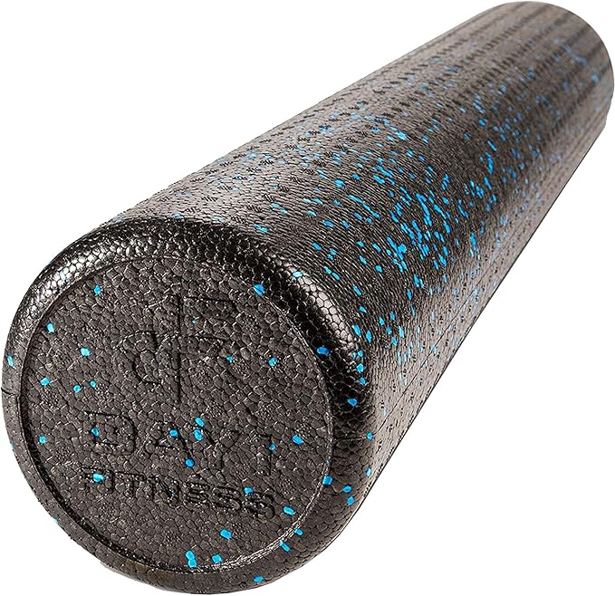 High-Density Round Foam Rollers - 4 Size and 8 Color Options - Massage Rollers for Stretching, Deep Tissue and Myofascial Release-FlexoryFit