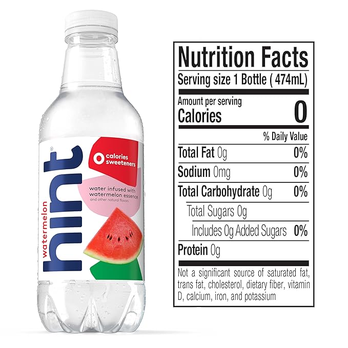 Hint Fruit-Infused Bottled Water, Best Sellers Variety Pack - Sugar Free Flavored Water with Zero Calories, Natural Fruit Essences, and No Artificial Sweeteners - 16 Fl Oz (Pack of 12)-FlexoryFit