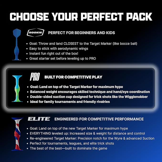 Popdarts Pro Pack (Blue and Green) - Indoor, Outdoor Suction Cup Throwing Game - Competition with a POP