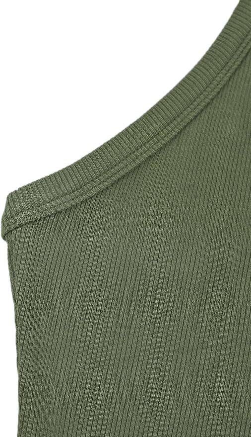 iGENJUN Workout Tops for Women Racerback Basic Tank Summer 2025 Camisole V Neck Slim Fit Ribbed Sleeveless-FlexoryFit