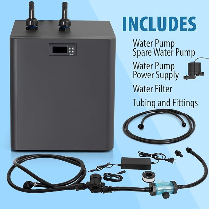 Chiller 2.0 for Ice Bath and Cold Plunges Including All Hoses and Pumps. 1/3 HP, 2/3 HP, 1 HP Models