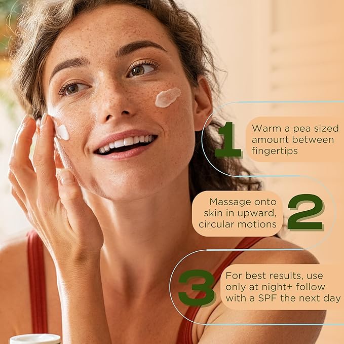 InstaNatural Retinol Moisturizer Nighttime Face Moisturizing Cream, Brightens and Reduces Signs of Aging, Wrinkles, Lines and Discoloration, with Vitamin C and Hyaluronic Acid, 3.4 Fl Oz-FlexoryFit