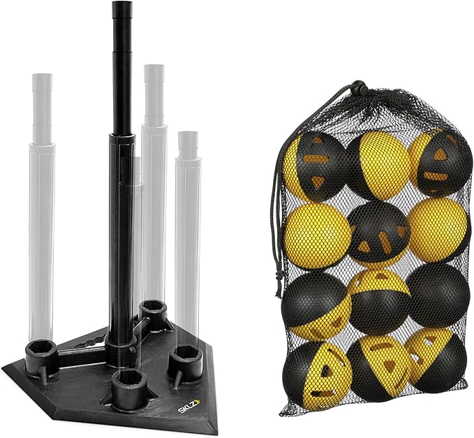 SKLZ Youth Baseball Tees: Boost Young Players' Swing with Durable, Adjustable Training Equipment - Perfect for Developing Skills and Confidence
