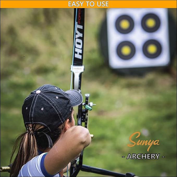 SUNYA X510 Field & Competition Hip Arrow Quiver | 3-Slot Noise-Free Archery Quiver with Sturdy Storage System (42x18cm)