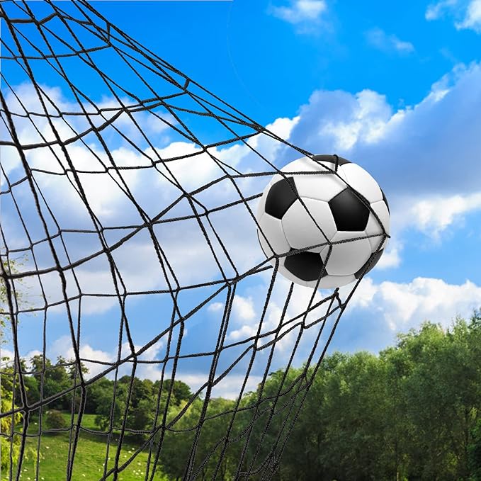 Soccer Backstop Net, High Impact Barrier Net, Nylon Practice Sports Netting 10x20ft/10x30ft/10x40ft (Installation Rope Included)