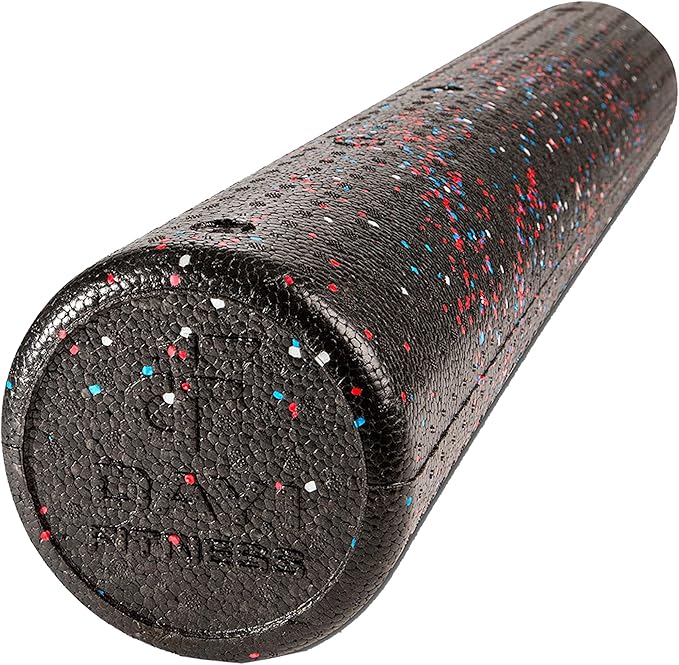 High-Density Round Foam Rollers - 4 Size and 8 Color Options - Massage Rollers for Stretching, Deep Tissue and Myofascial Release-FlexoryFit