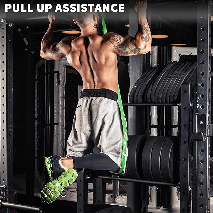 POWER GUIDANCE Resistance Bands, Set of 5 Pull Up Bands, Pull Up Assistance Bands, Exercise Bands, Resistance Bands Set for Legs, Working Out, Muscle Training, Physical Therapy, Shape Body-FlexoryFit