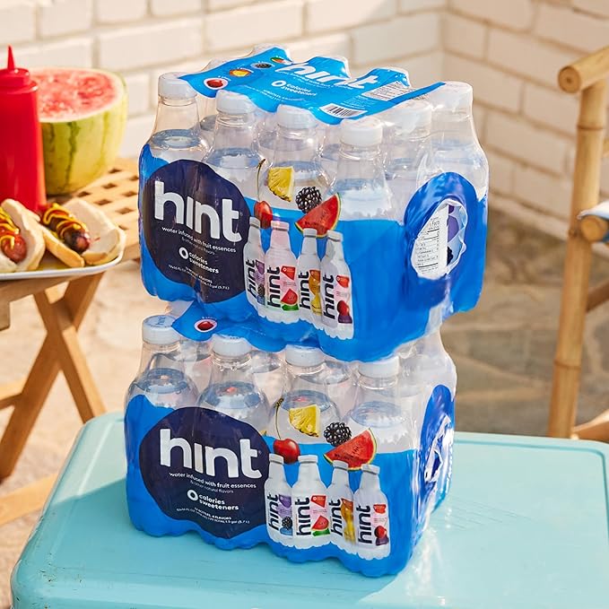 Hint Fruit-Infused Bottled Water, Best Sellers Variety Pack - Sugar Free Flavored Water with Zero Calories, Natural Fruit Essences, and No Artificial Sweeteners - 16 Fl Oz (Pack of 12)-FlexoryFit