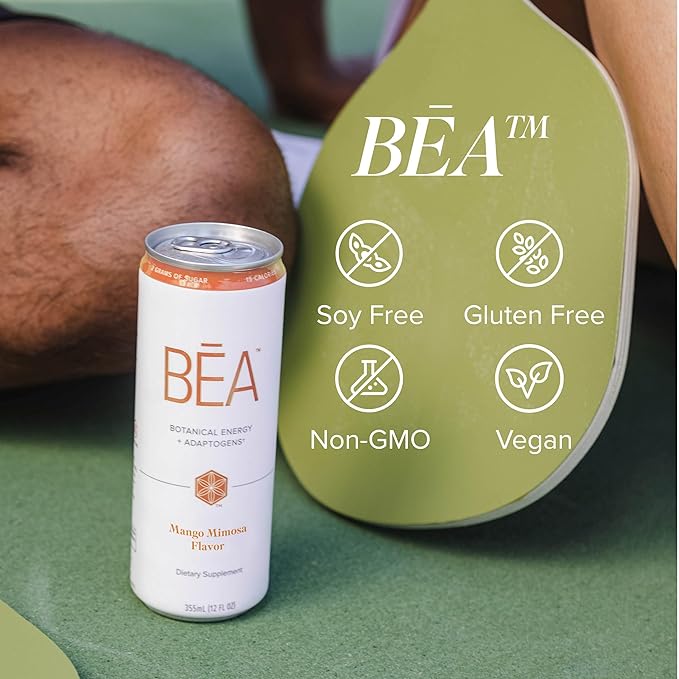 Isagenix BEA Sparkling Energy Drink - Energy & Metabolism Support - Whole-Food Sourced Ingredients - Includes Antioxidant Vitamins A, C & E - Vegan-Friendly - Citrus Sunshine, 12 Servings-FlexoryFit
