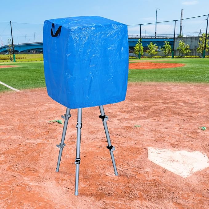 Pitching Machines Cover for Most Softball/Baseball Pitching Machine, Provide All-Weather Protection. (23.6" L X 23.6" W X 31.5" H)