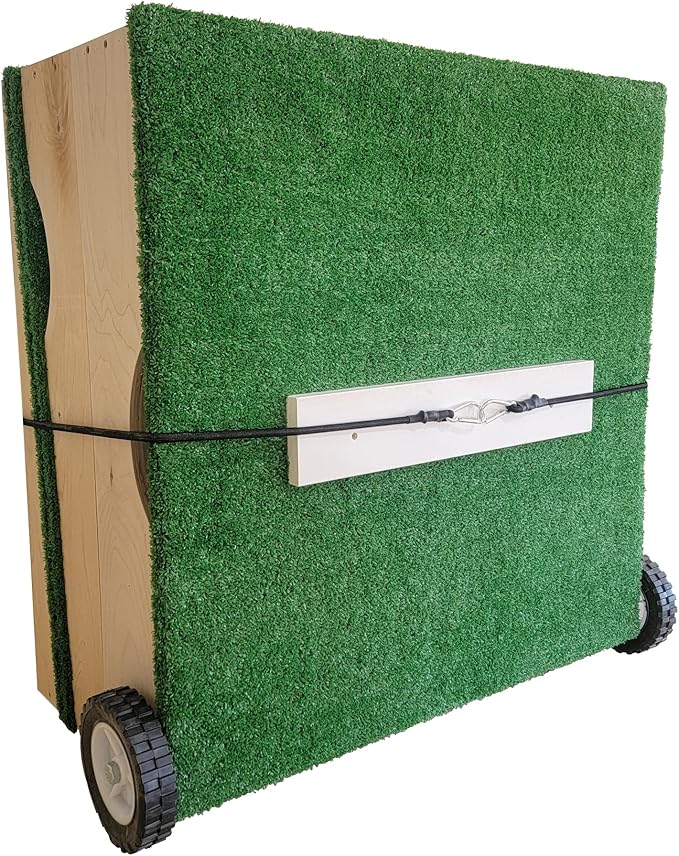 Titan Professional Mounds 6 Inch Ultra Portable Youth Baseball Pitching Mound with Wheels Ages 12 & Under-FlexoryFit