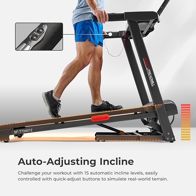Sunny Health & Fitness Smart Wi-Fi Treadmills-FlexoryFit