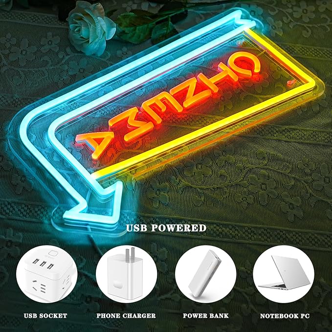 Cinema Neon Sign Arrow Neon Light for Wall Decor Movie Theater Led Neon Signs Movie Led Neon Lights for Home Theater Film Room Commercial Theater Store Decoration