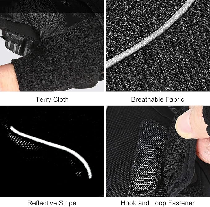 INBIKE 5mm Padded Half Finger Bike Bicycle Cycling Gloves-FlexoryFit