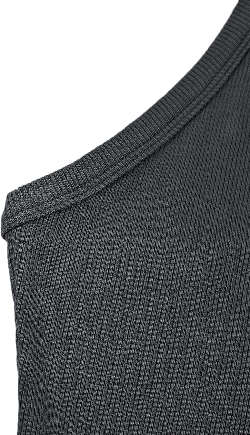 iGENJUN Workout Tops for Women Racerback Basic Tank Summer 2025 Camisole V Neck Slim Fit Ribbed Sleeveless-FlexoryFit