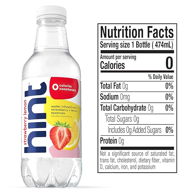 Hint Fruit-Infused Bottled Water Bundle, Best Sellers Variety Pack - Sugar Free Flavored Water with Zero Calories, Natural Fruit Essences, and No Artificial Sweeteners - 16 Fl Oz (Pack of 24)-FlexoryFit