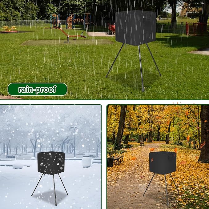 Pitching Machines Cover - Waterproof 600D Oxford Fabric, Dustproof, Resistant, Sunproof Hack Attack Pitching Machine Cover for Baseball/Softball All-Weather Protection