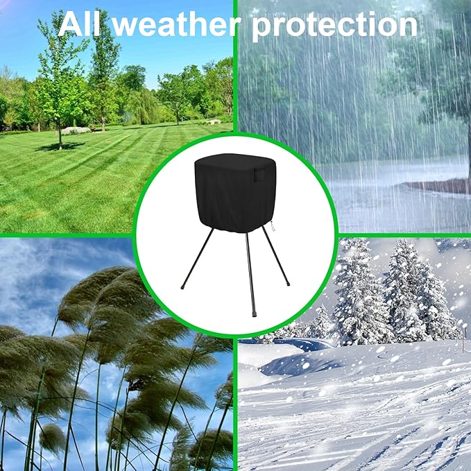 Pitching Machines Cover, Heavy Duty 600D Durable Waterproof Dustproof Covers, Universal Fit for Most Softball/Baseball Machines, All-Weather Indoor/Outdoor Protection( 31 x 29 x 34",Cover Only)