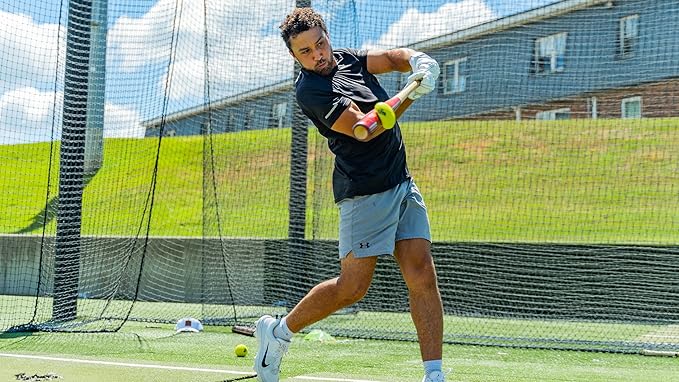Marv Hitting Balls - 2 Dozen (24 Pack) | 10oz Heavy Training Baseballs for Power, Strength & Barrel Accuracy | Soft Shell & Bat Safe | Limited Flight | Ideal for Baseball and Softball Drills-FlexoryFit
