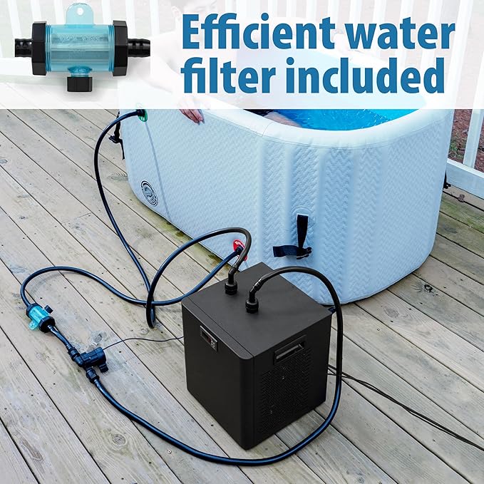 Chiller 2.0 for Ice Bath and Cold Plunges Including All Hoses and Pumps. 1/3 HP, 2/3 HP, 1 HP Models