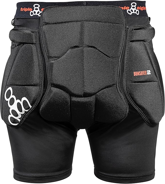 Triple Eight Bumsaver Padded Shorts for Skateboarding, Roller Skating, Roller Derby, Inline Skating, Snowboarding and Skiing-FlexoryFit
