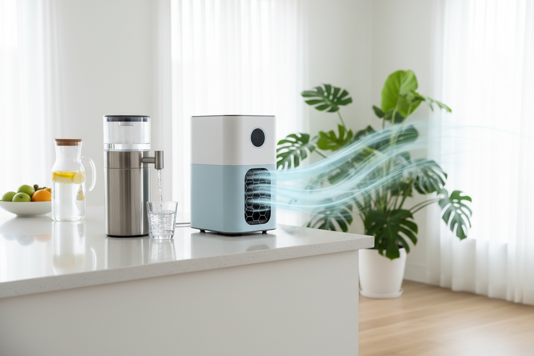 A Healthier Home Begins with Better Water and Cleaner Air: Combining Cooling & Air Quality, Countertop Water Filters & Activated Carbon Water Filters