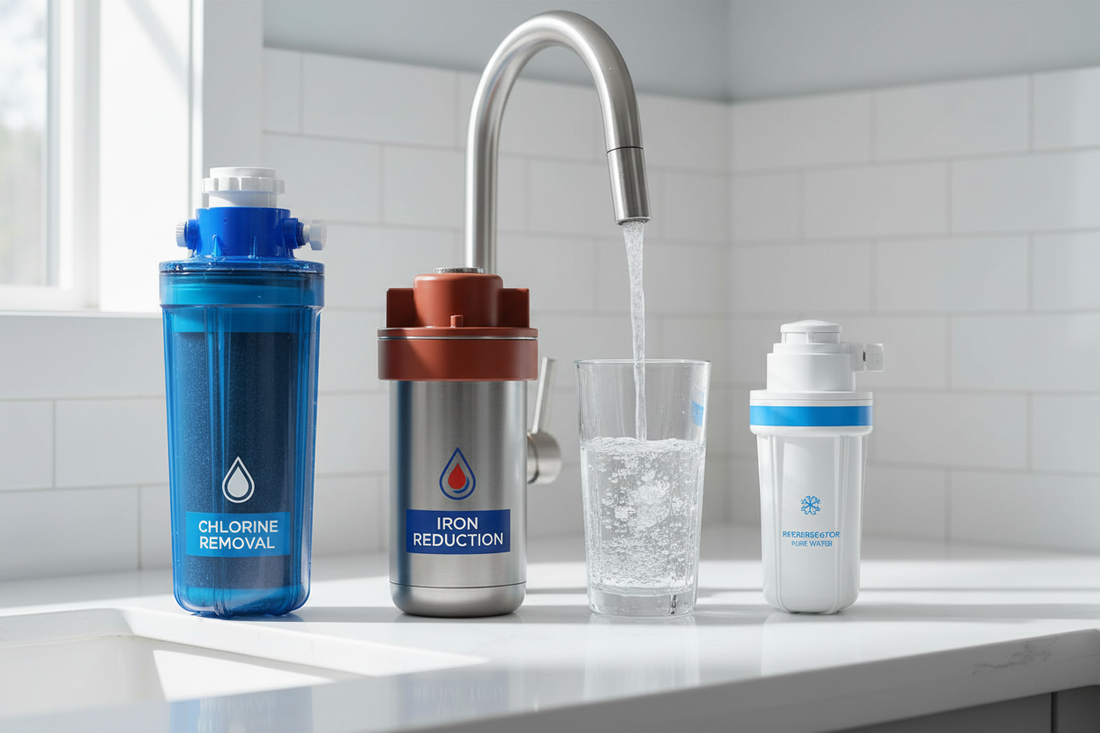 Chlorine Removal Filters, Iron Removal Filters, and Refrigerator Water Filters: A Complete Guide to Cleaner, Better-Tasting Household Water