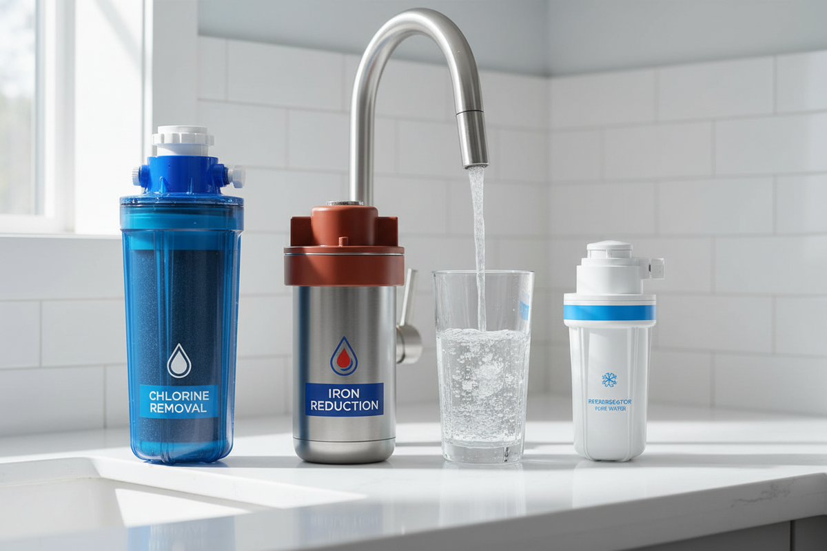 Chlorine Removal Filters, Iron Removal Filters, and Refrigerator Water Filters: A Complete Guide to Cleaner, Better-Tasting Household Water