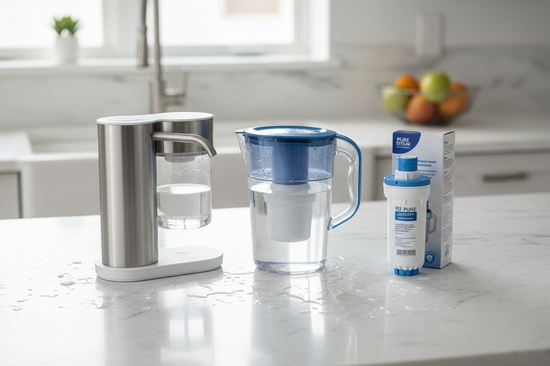 Countertop Water Filters vs. Pitcher Water Filters vs. Refrigerator Water Filters: Choosing the Best Water Filtration Solution for Your Home