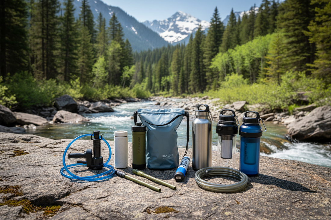 Emergency Water Filters, Camping Water Filters, and Water Filter Bottles for Outdoor Preparedness