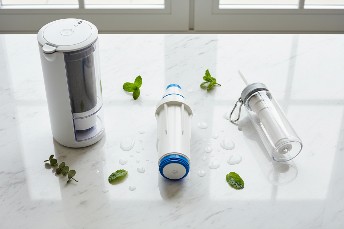 How Refrigerator Water Filters, Countertop Water Filters, and Handheld Water Filters Make Clean Water More Accessible Every Day