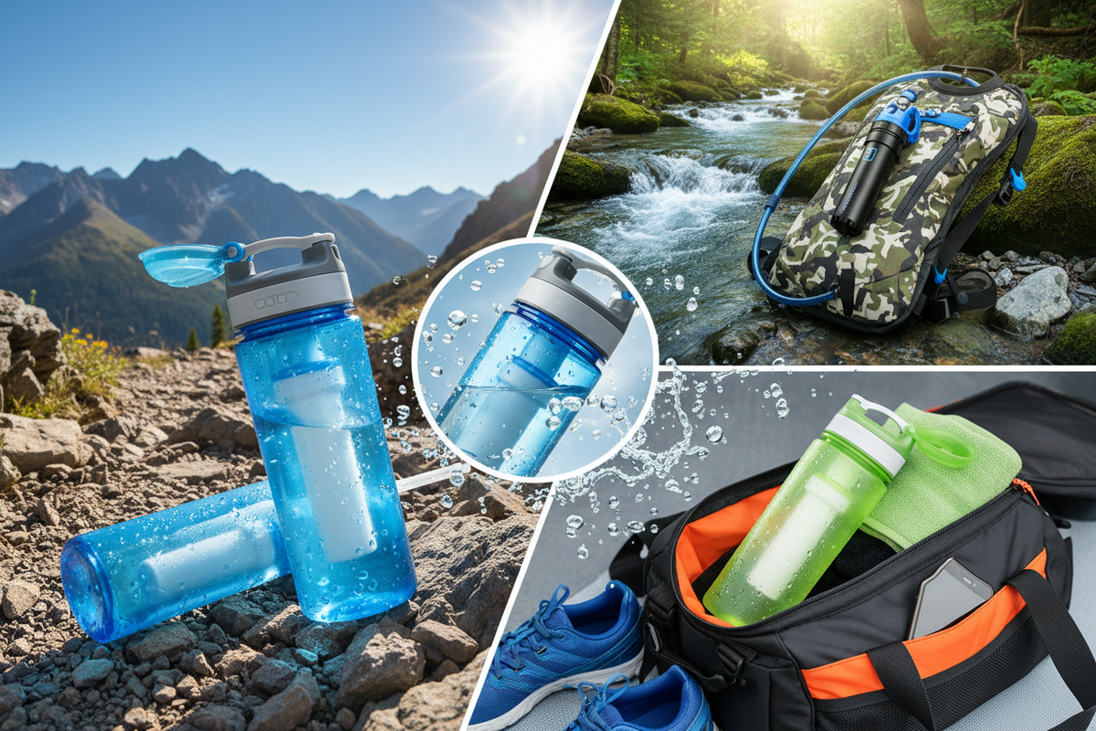 How Sports Water Filters, Water Filter Bottles, and Inline Water Filters Keep You Hydrated Wherever Life Takes You