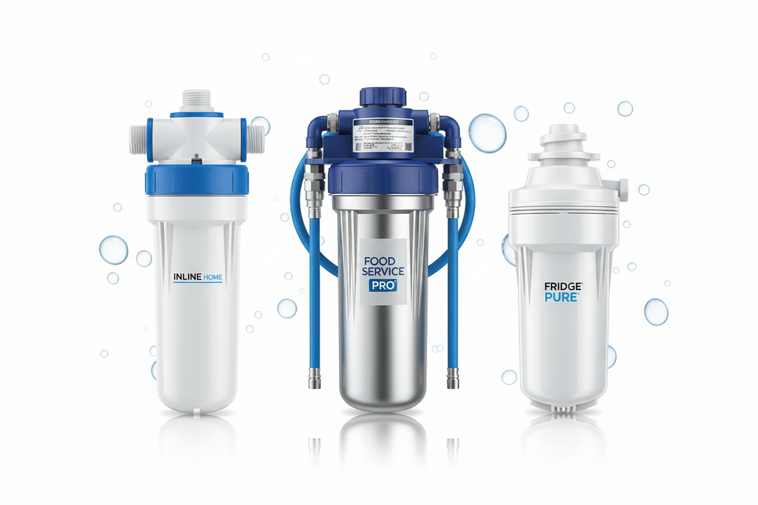 Inline Water Filters, Food Service Water Filters, and Refrigerator Water Filters for Appliance-Focused Filtration