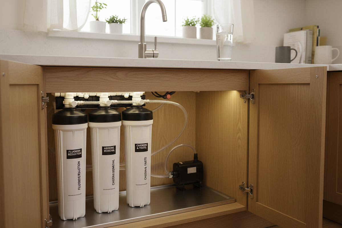 Fluoride Removal Filters, Arsenic Removal Filters, Chlorine Removal Filters: Complete Home Water Protection System