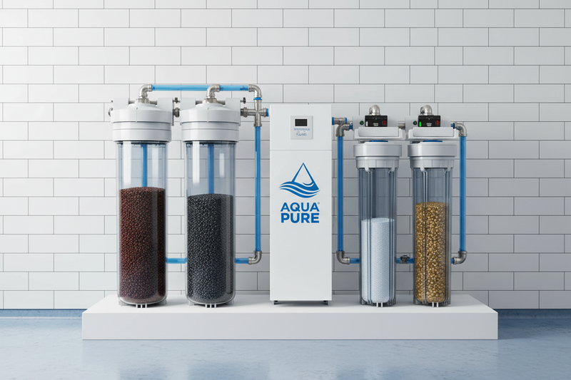Reduce Iron Manganese Fluoride, Chlorine Removal Filters, Heavy Metal Purifiers: Complete Household Water Conditioning System