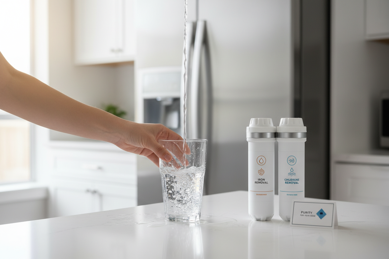 Refresh Every Sip: Why Refrigerator Water Filters, Iron Removal Filters & Chlorine Removal Filters Belong in Every Home