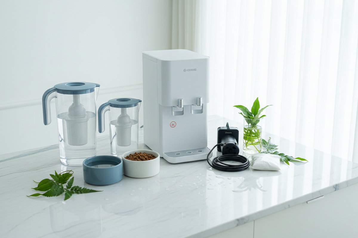 Water Coolers & Filters, Feeding & Watering Supplies, and Aquarium Accessories for Water Management at Home