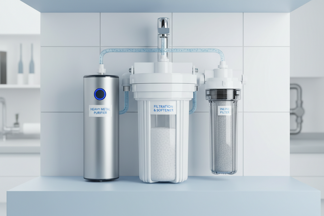 Why Heavy Metal Purifiers, Water Filtration & Softeners, and Inline Water Filters Create the Ultimate Home Water System