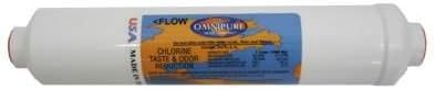 Omnipure (K2505-KK) 10"x2" Inline K-Series 5 Micron Sediment; 3/8" Quick Connect
